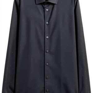 Chemise Seidensticker Coton Slim Manche Longue Bleu Garçon-0