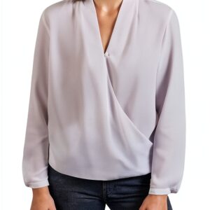 Seidensticker Chemisier Femme Polyester Col V Manches-0